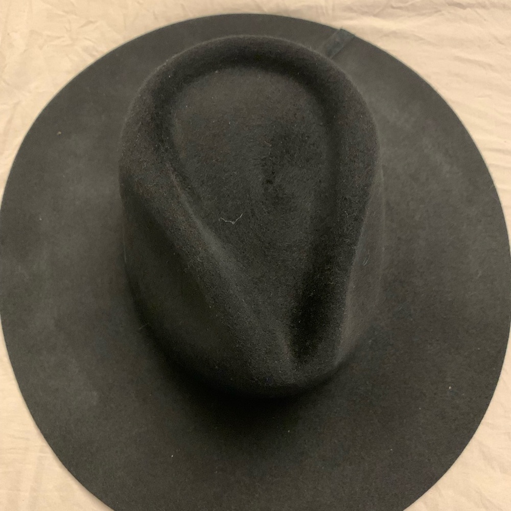 Black wool Janessa Leone Hat . Size medium - Picture 5 of 8